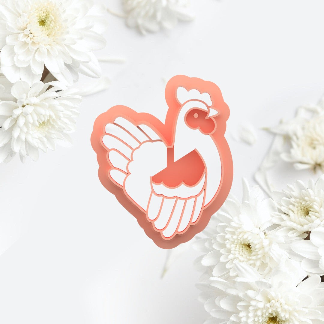 Rooster Cutter and imprint