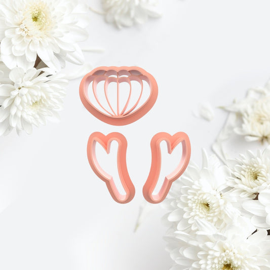 Flower 130 and Stem (2) Cutter and imprint