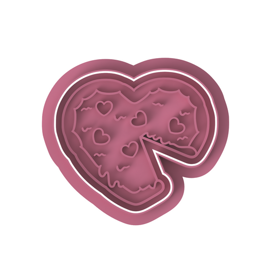 Donut Heart V2 Cutter and stamp