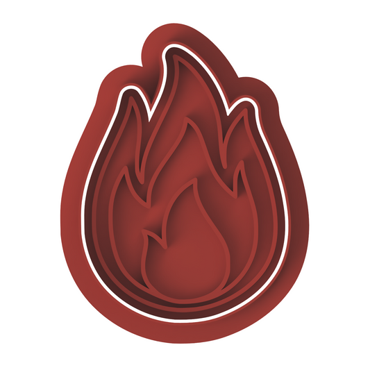 Fire Flame V2 Cutter and stamp