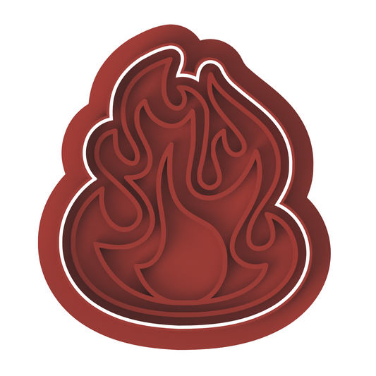 Fire Flame V4 Cutter and stamp