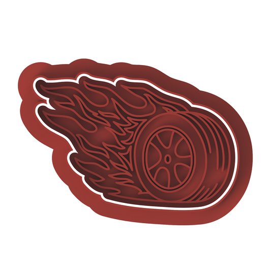 Tyre with Flame Cutter and stamp