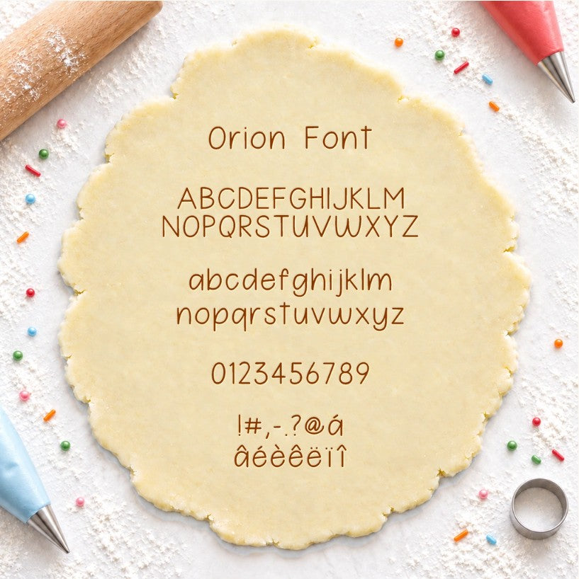 Orion Alphabet Letter Stamp Set with Holder