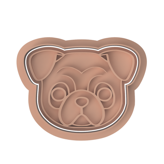 Pug Cutter and stamp