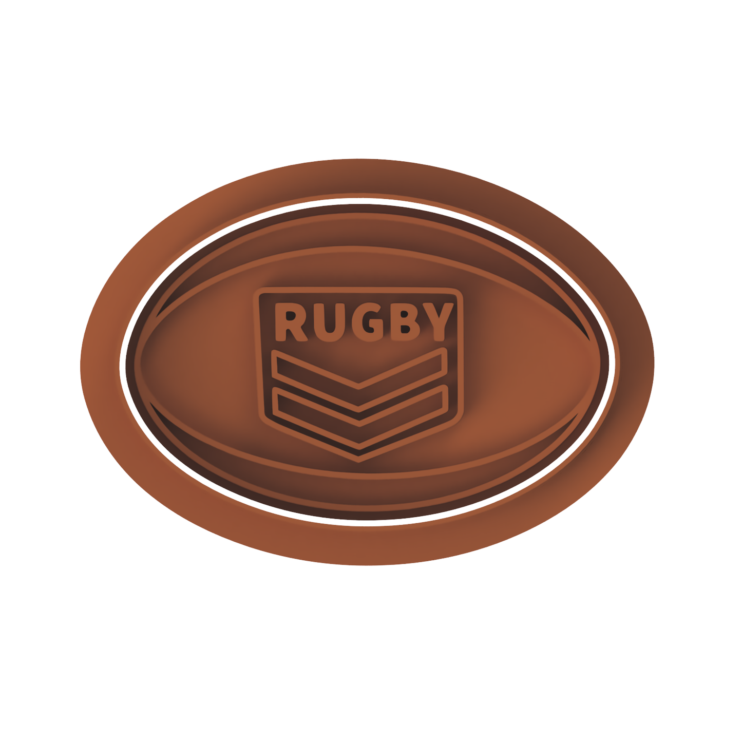 Rugby Ball V2 cutter and stamp
