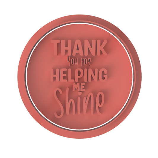 Thank you for Helping me shine V2 stamp
