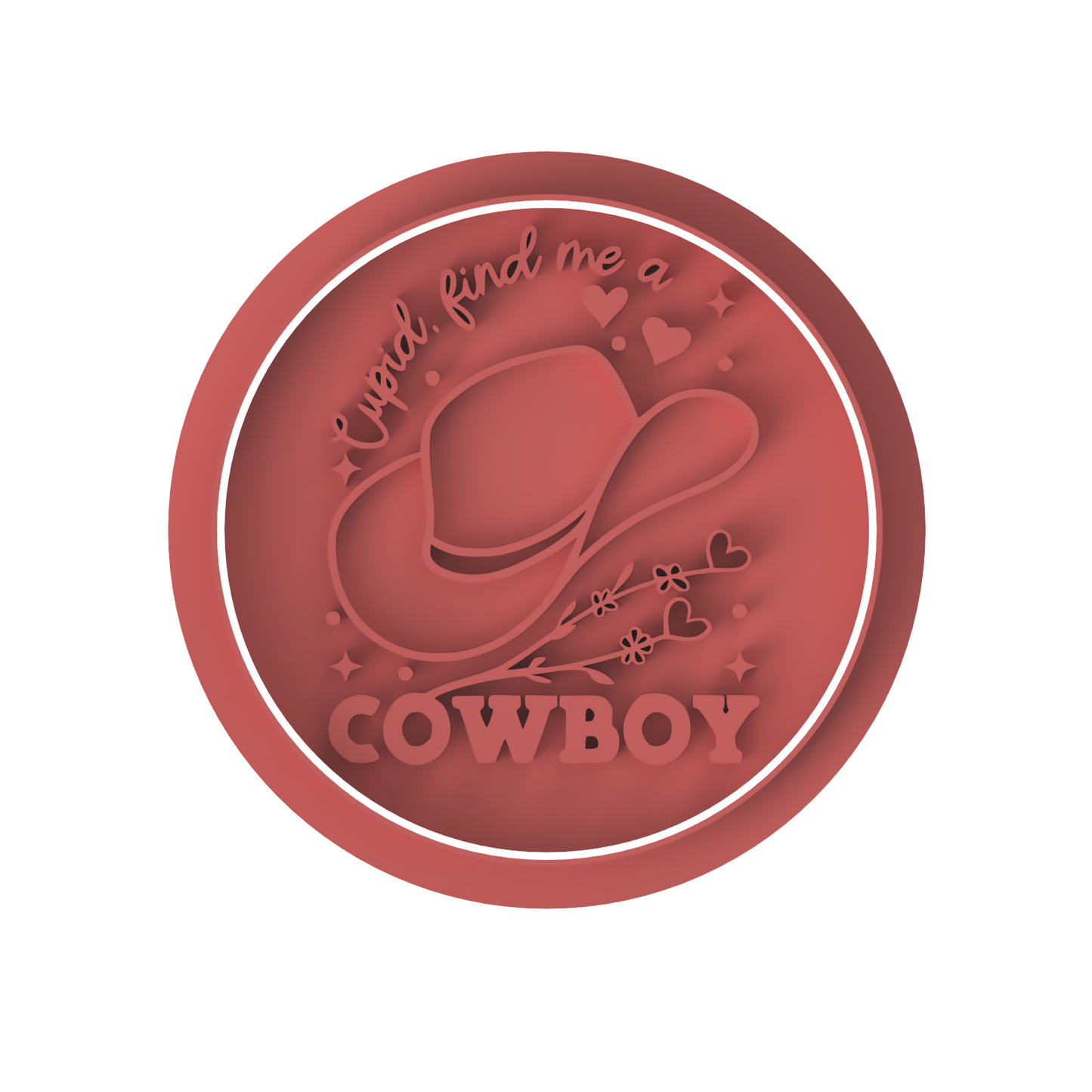 Cupid find me a Cowboy Stamp only