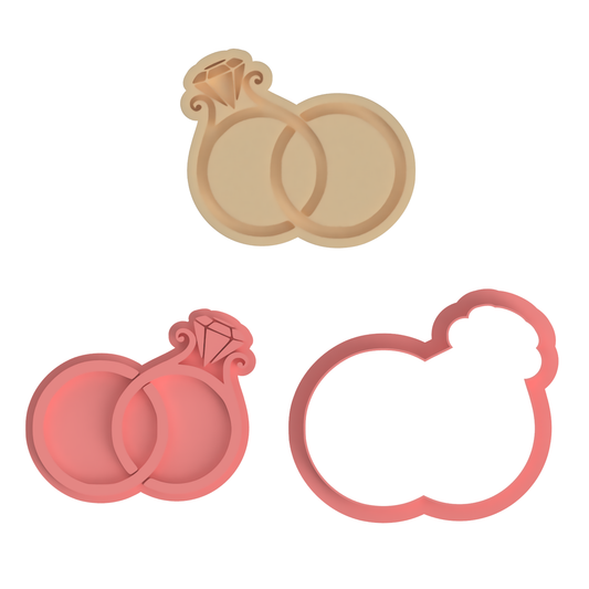 Wedding Rings V1 cutter and stamp