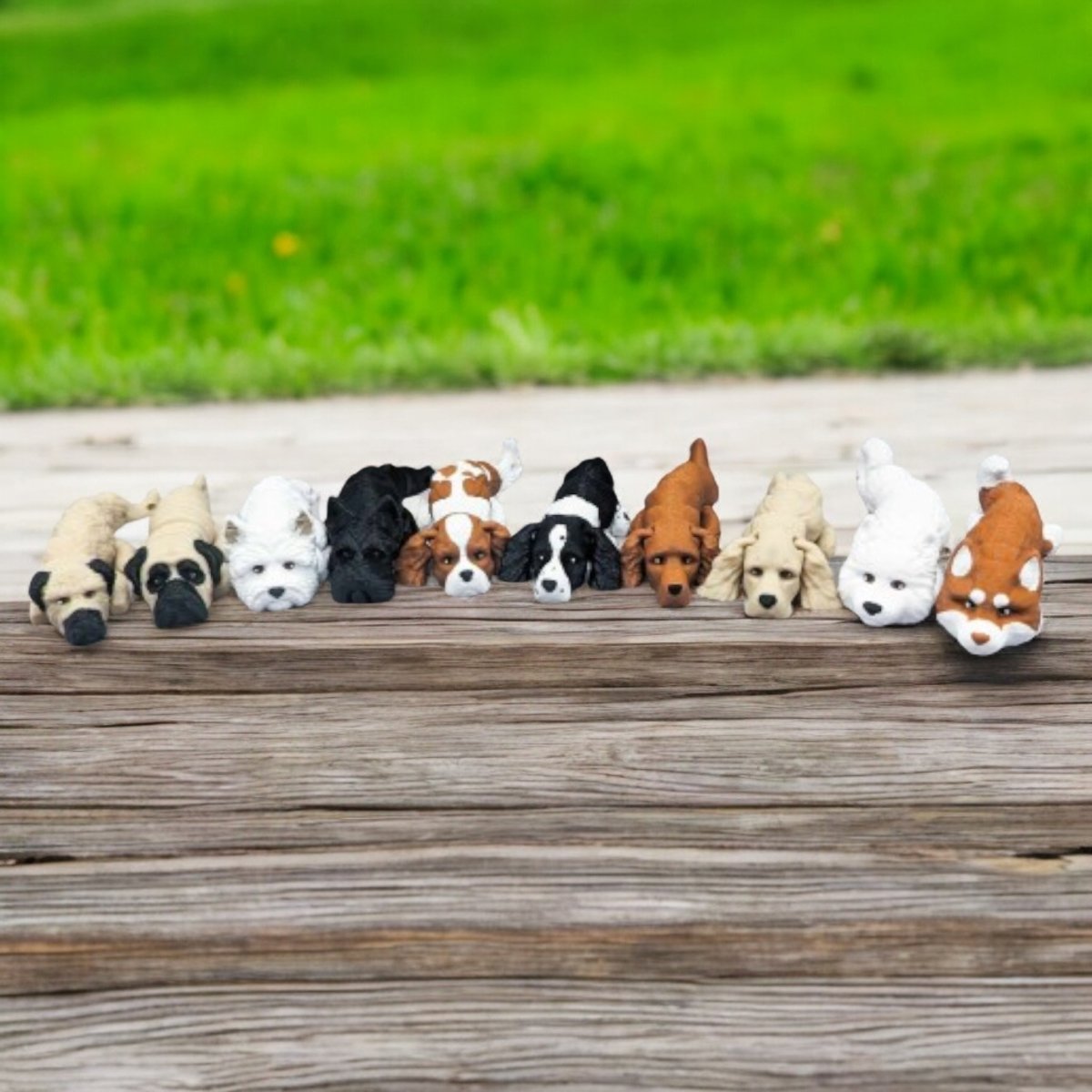 Baby Dog V5 Flexi Toys / Keyring - Chickadee