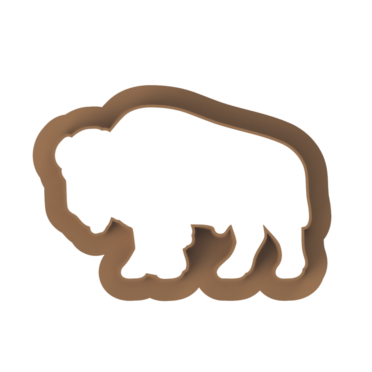 Bison Shape Cutter Chickadee Bison shape cutter chickadee