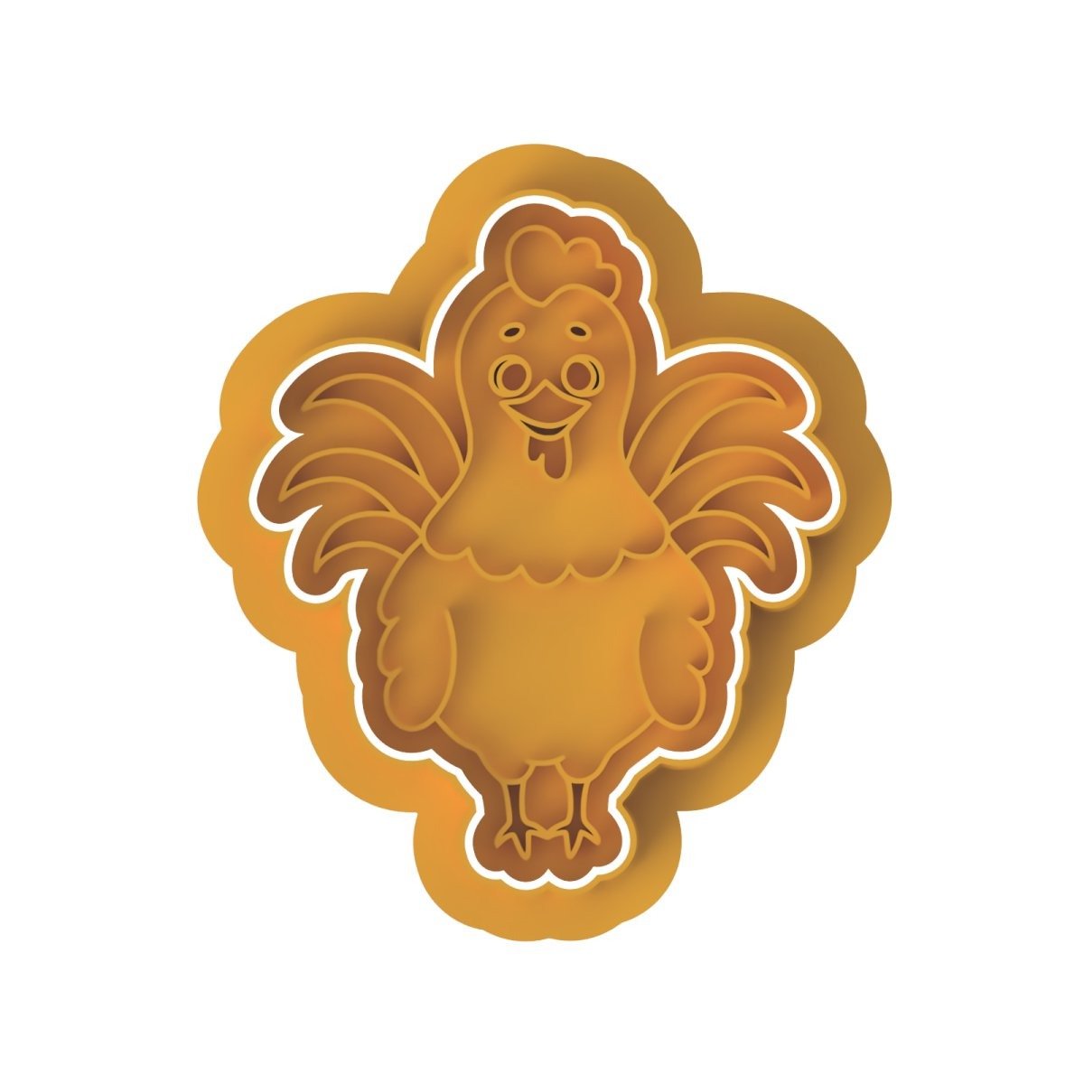 Chicken V5 Cutter and Stamp - Chickadee