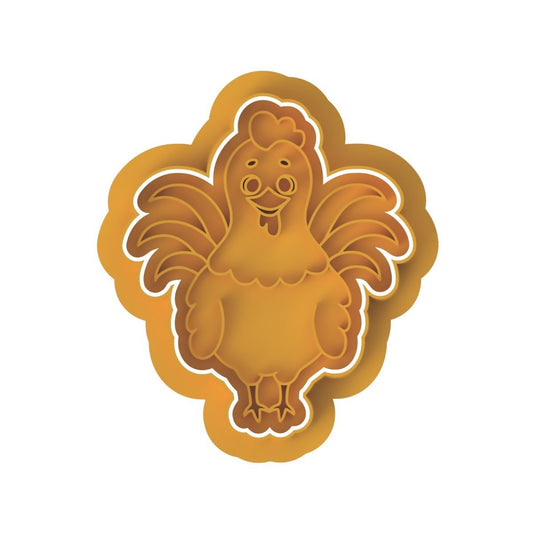 Chicken V5 Cutter and Stamp - Chickadee