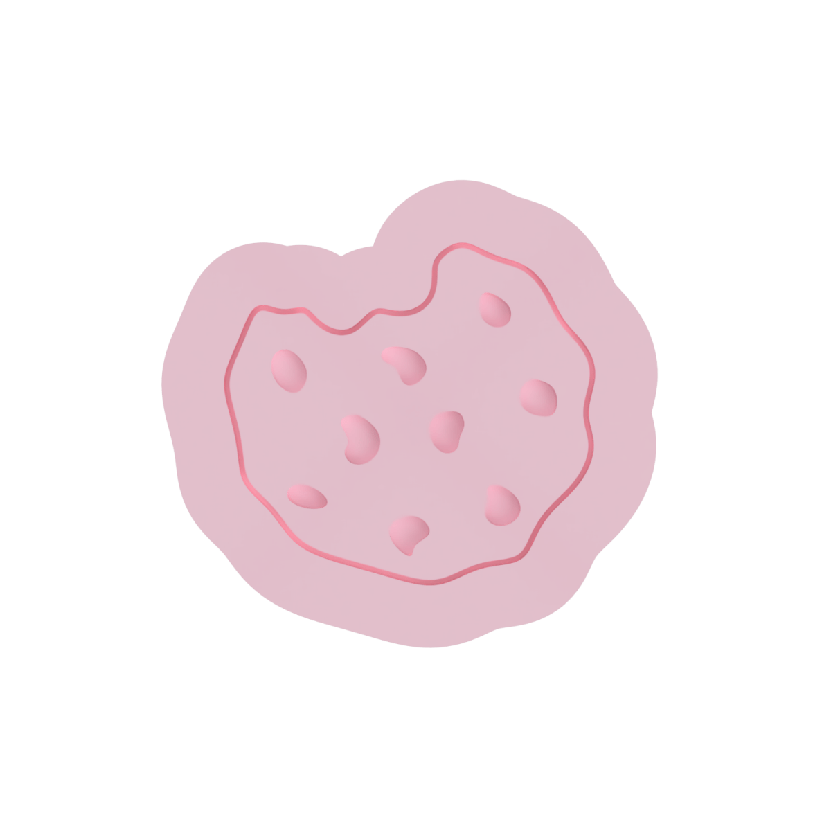 Cookie - With - a - Bite cutter and stamp - Chickadee