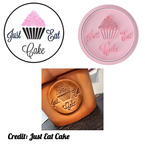 Custom Business Logo Cookie Stamp Only - Chickadee