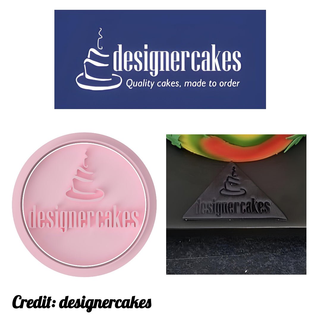 Custom Business Logo Cookie Stamp Only - Chickadee