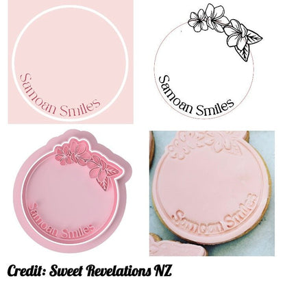 Custom Cookie Design Stamp only - Chickadee