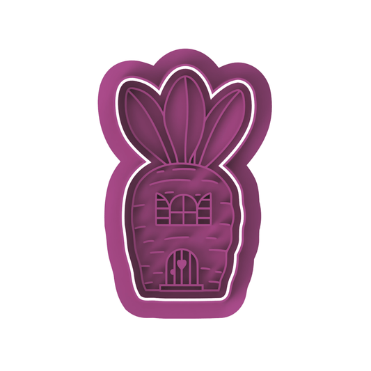 Carrot House Cutter and Stamp