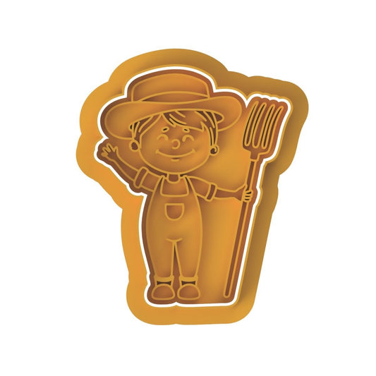 Farm Boy Cutter and Stamp - Chickadee