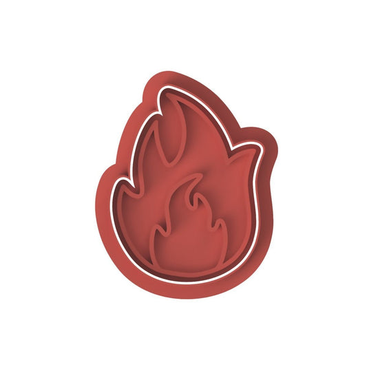 Fire Fighter Flame Cutter and stamp - Chickadee