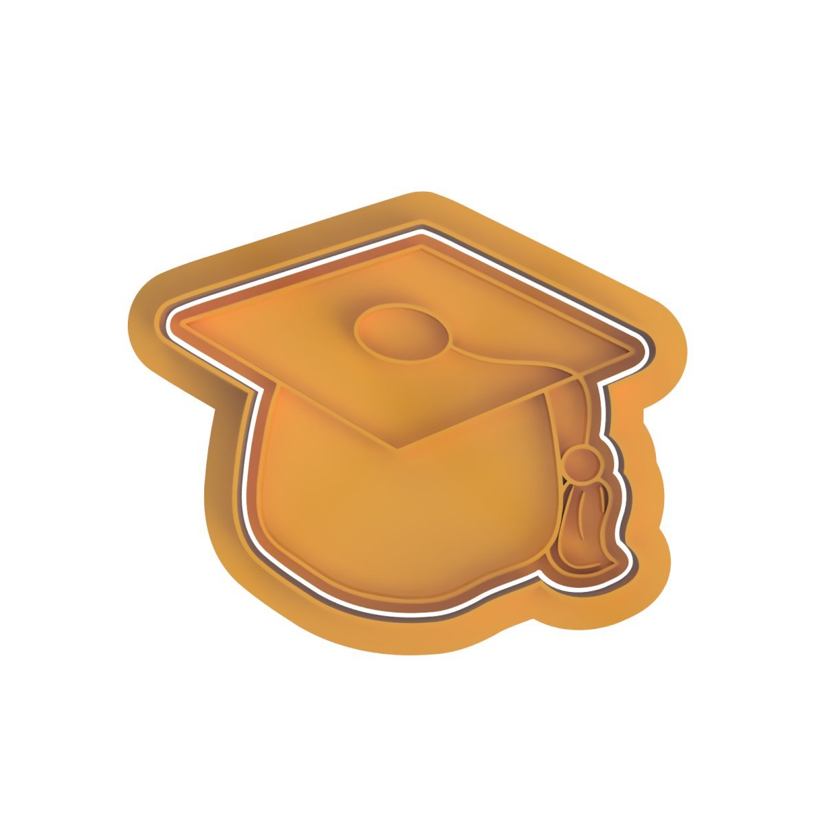 Graduation Hat V2 cutter and stamp - Chickadee