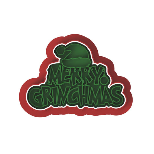 Merry Grinchmas cutter and stamp