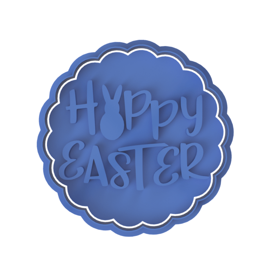 Happy Easter V4 Cutter and Stamp - Chickadee