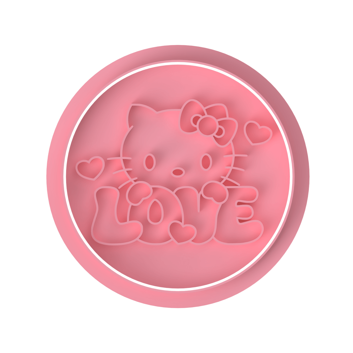 Love Kitty Stamp only - Chickadee