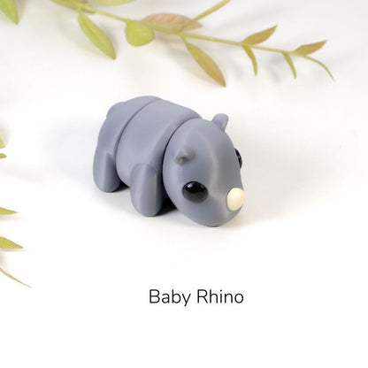 Mini Articulated Animals Land - Small - Chickadee