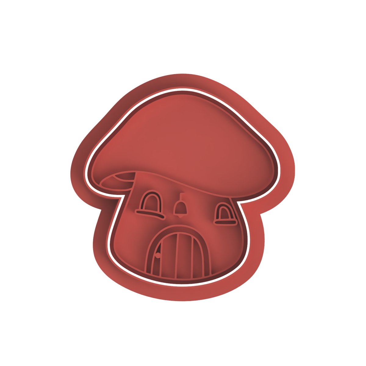 Mushroom House V2 Cutter and Stamp - Chickadee