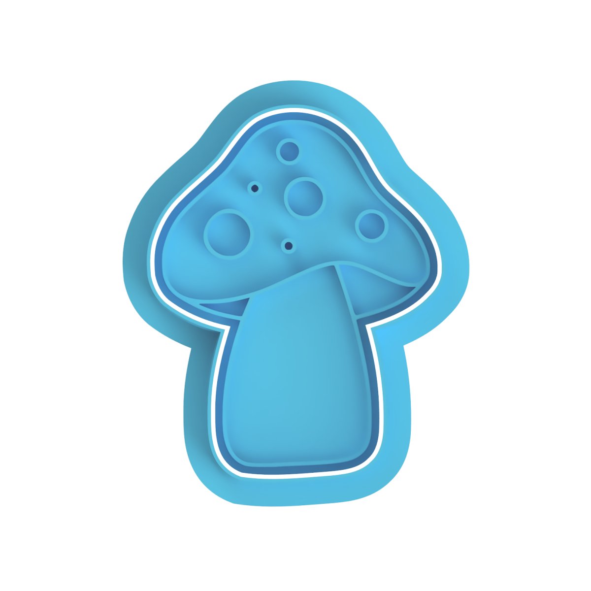 Mushroom V4 Cutter and Stamp - Chickadee