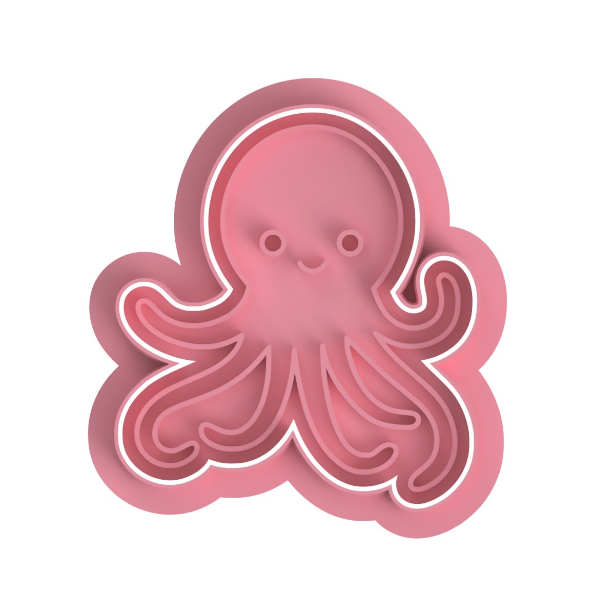 Octopus Cute V5 Cutter and stamp - Chickadee