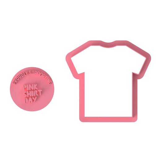 Pink Shirt Day Stamp with T-Shirt Cutter - Chickadee