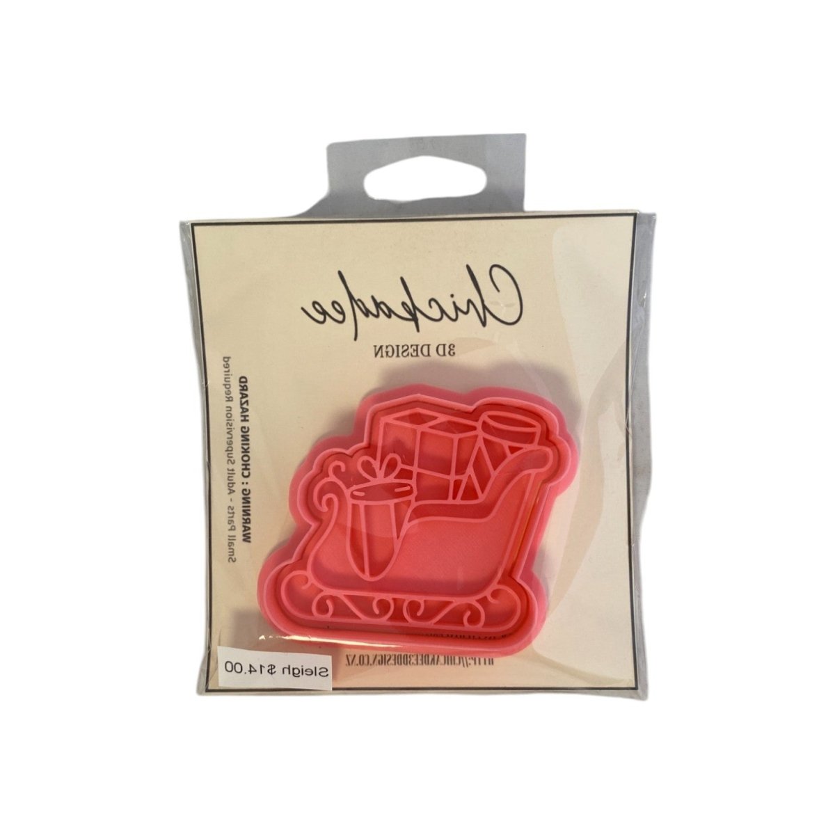 Pre - Printed Cookie Cutter and stamp - Chickadee