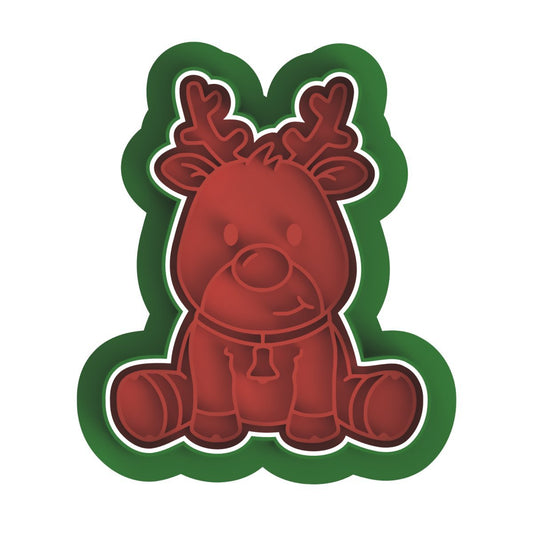 Reindeer V3 cutter and stamp - Chickadee