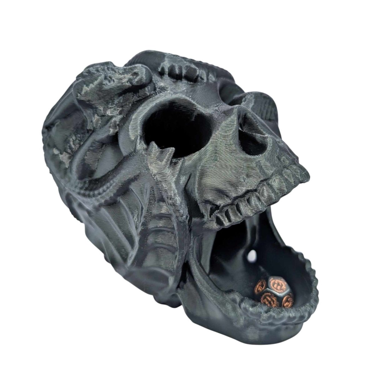 Skull Dragon Dice Tower - Chickadee