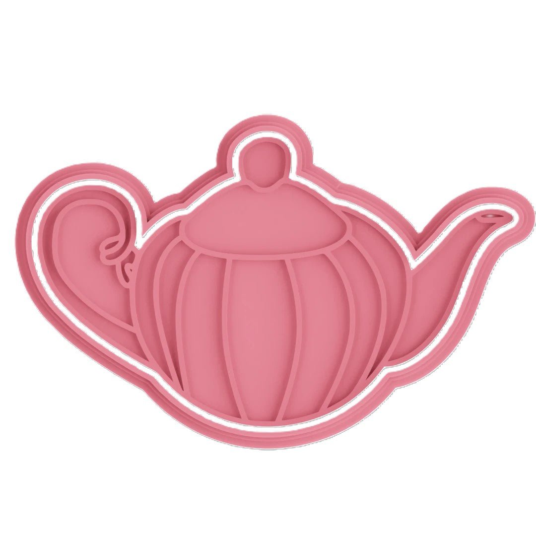 Tea Pot V8 Cutter and stamp - Chickadee