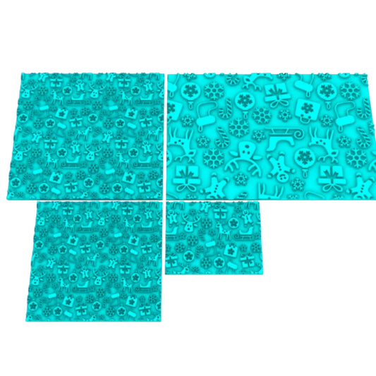 Textured Roller Big - Christmas V1 - Chickadee