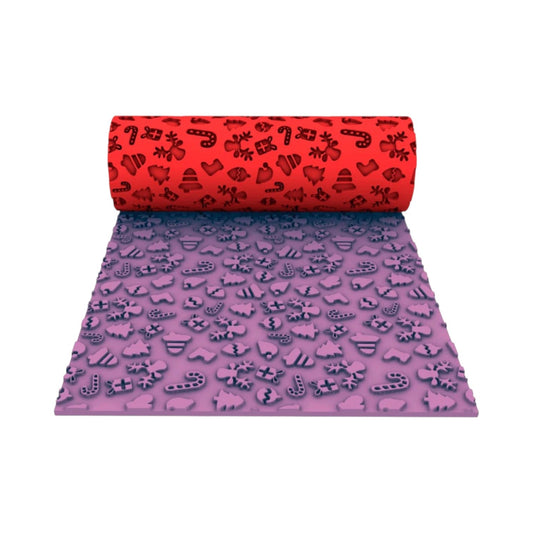 Textured Roller Big - Christmas V2 - Chickadee