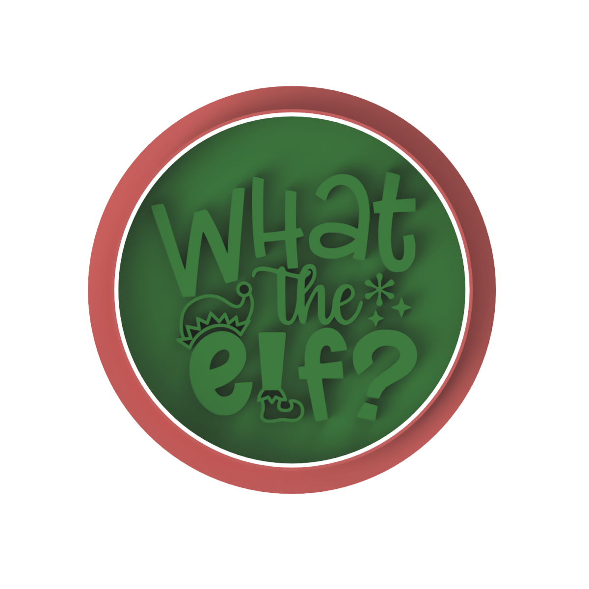 What The Elf stamp only - Chickadee