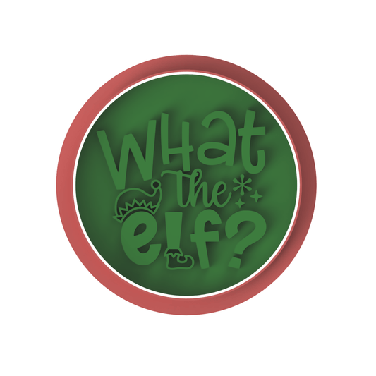 What The Elf stamp only - Chickadee