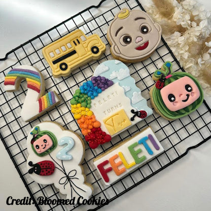 Cocomelon School Bus cutter and stamp