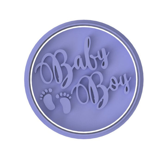 Baby Boy with feet Embosser - Chickadee