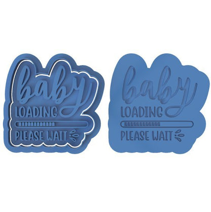 Baby Loading Cutter and stamp - Chickadee