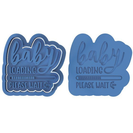 Baby Loading Cutter and stamp - Chickadee