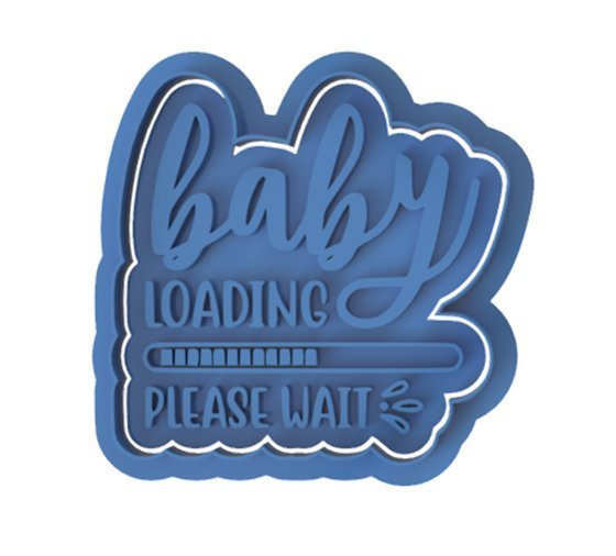 Baby Loading Cutter and stamp - Chickadee