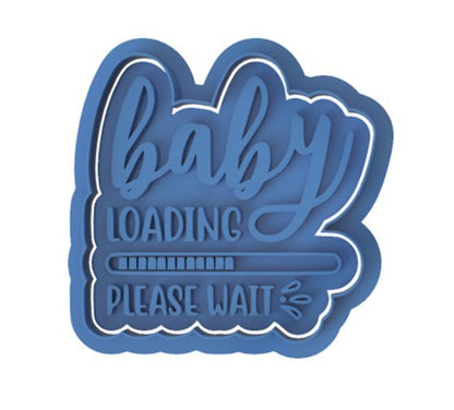 Baby Loading Cutter and stamp - Chickadee