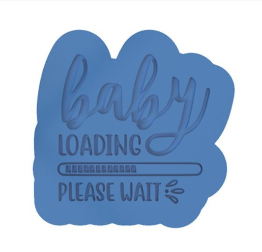 Baby Loading Cutter and stamp - Chickadee