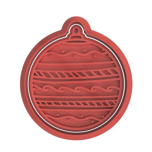 Bauble cutter and stamp - Chickadee