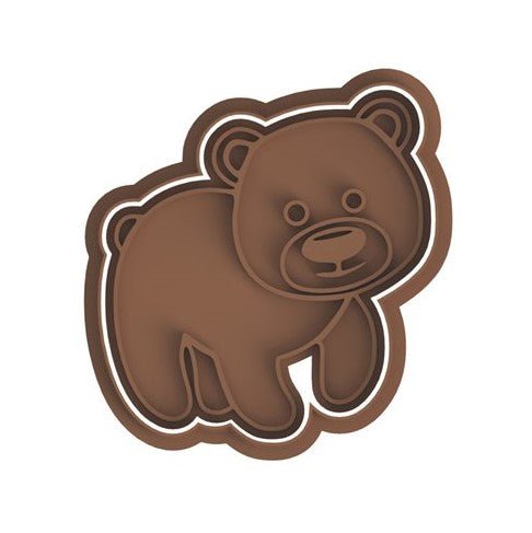 Bear V2 Cutter and Stamp - Chickadee