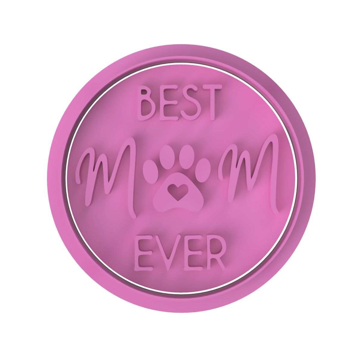 Best Mum Ever V1 - stamp only - Chickadee